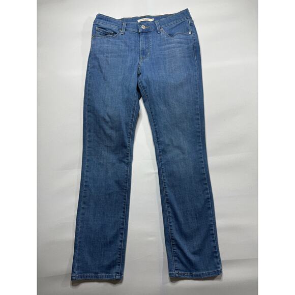 Levi's Women's Classic Straight Leg Blue Denim Jeans - Size 8 (30x29) - Picture 1 of 7